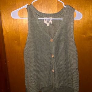 Knit tank top